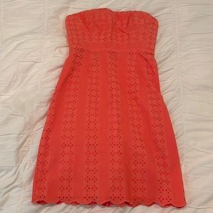 Jcrew coral dress size 2